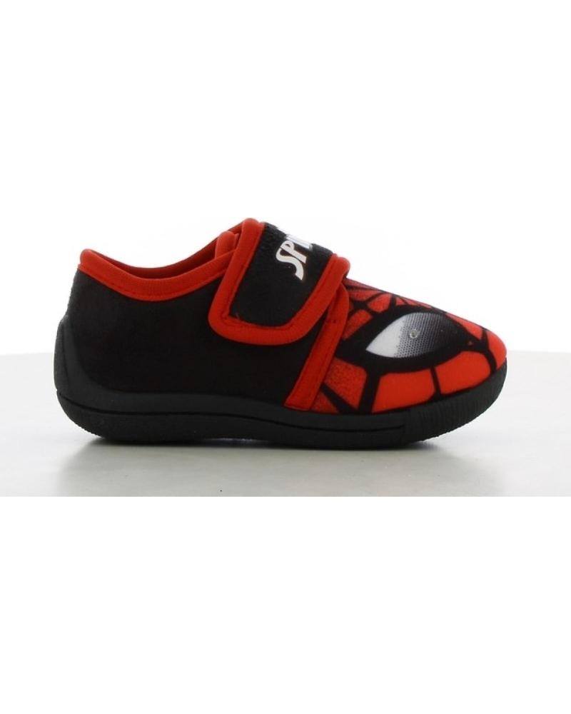 ZAPATILLAS DE CASA SAMBORI SPIDERMAN SP014245 ROJAS Y NEGRAS ROJO