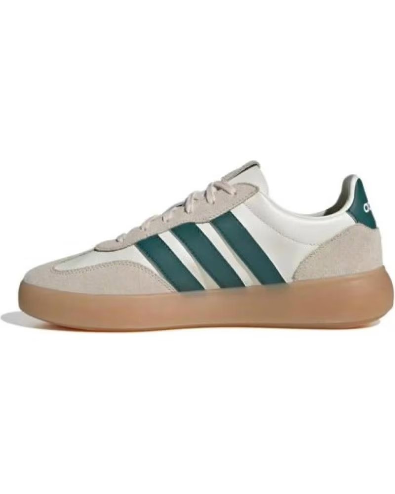 Zapatillas Adidas Barreda Decode JR1230 Beige con Rayas Verdes Blanco