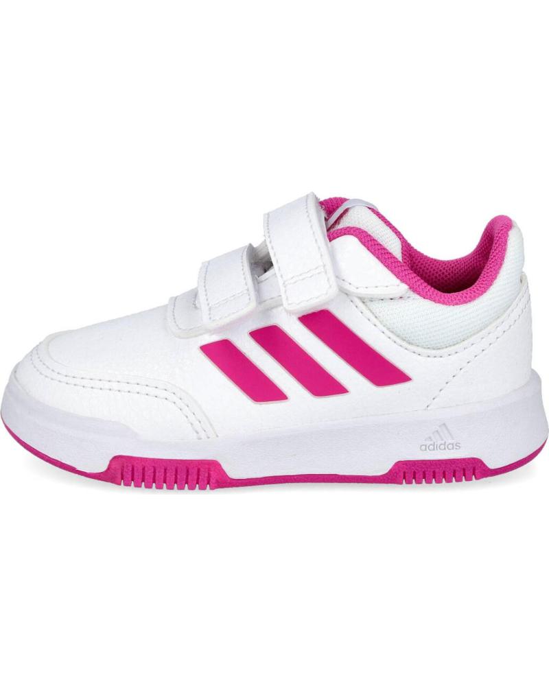 ZAPATILLAS ADIDAS TENSAUR HOOK AND LOOP GW6468 BLANCAS FUCSIA BLANCO