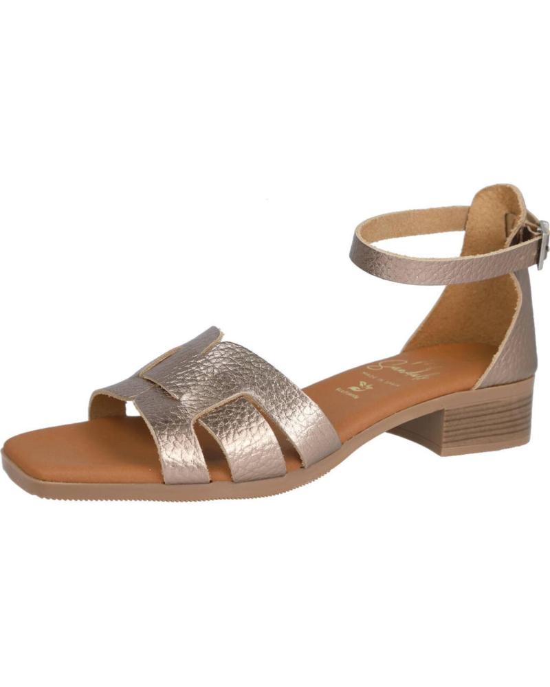 OH MY SANDALS 5601 SANDALIAS PIEL CAVA METALIZADO CAVA