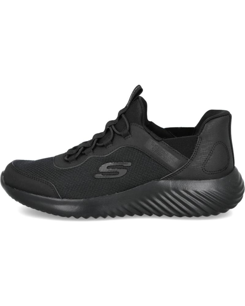 SKECHERS SLIP-INS BOUNDER BRISK-BURST 403822 ZAPATILLAS NEGRAS NEGRO