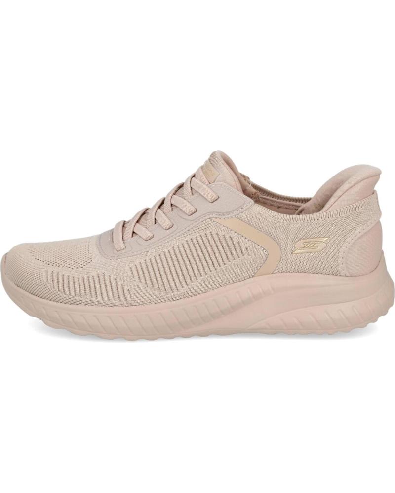 ZAPATILLAS SKECHERS SLIP-INS BOBS SPORT SQUAD CHAOS 117497 NATURAL NATURAL