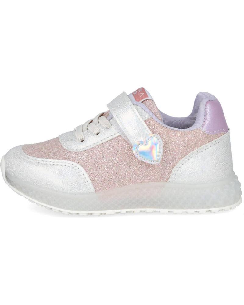 ZAPATILLAS CASUAL L&R SHOES ETIKA 52448 PLATA CON VELCRO PLATA