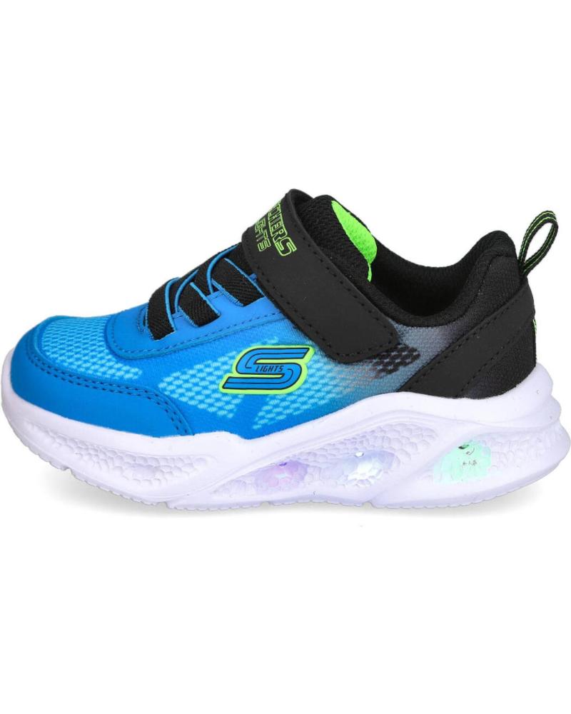 ZAPATILLAS SKECHERS METEOR-LIGHTS KRENDOX 401495L AZUL CON LUCES AZUL
