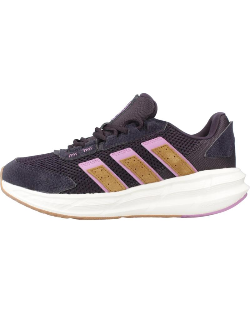 ADIDAS ASTRASTAR I25 ADZPWI2590AD - ZAPATILLAS RUNNING NEGRO/MORADO CON BANDAS IRIDISCENTES MORADO