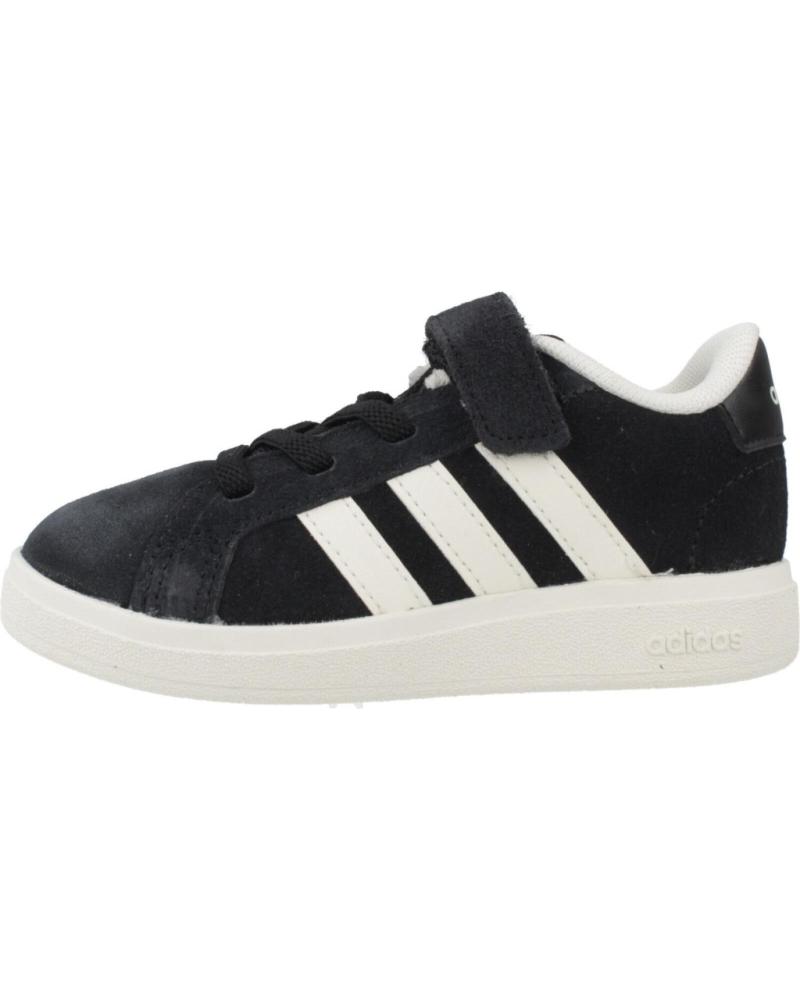 ADIDAS GRAND COURT 00S JR0779: ZAPATILLAS INFANTILES DE VELCRO NEGRO