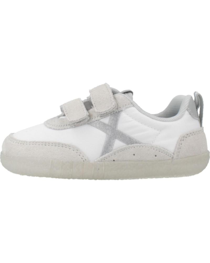 ZAPATILLAS MUNICH BABY KODA 8028020 PARA NIÑO/A, BLANCO Y GRIS SILVER NAN