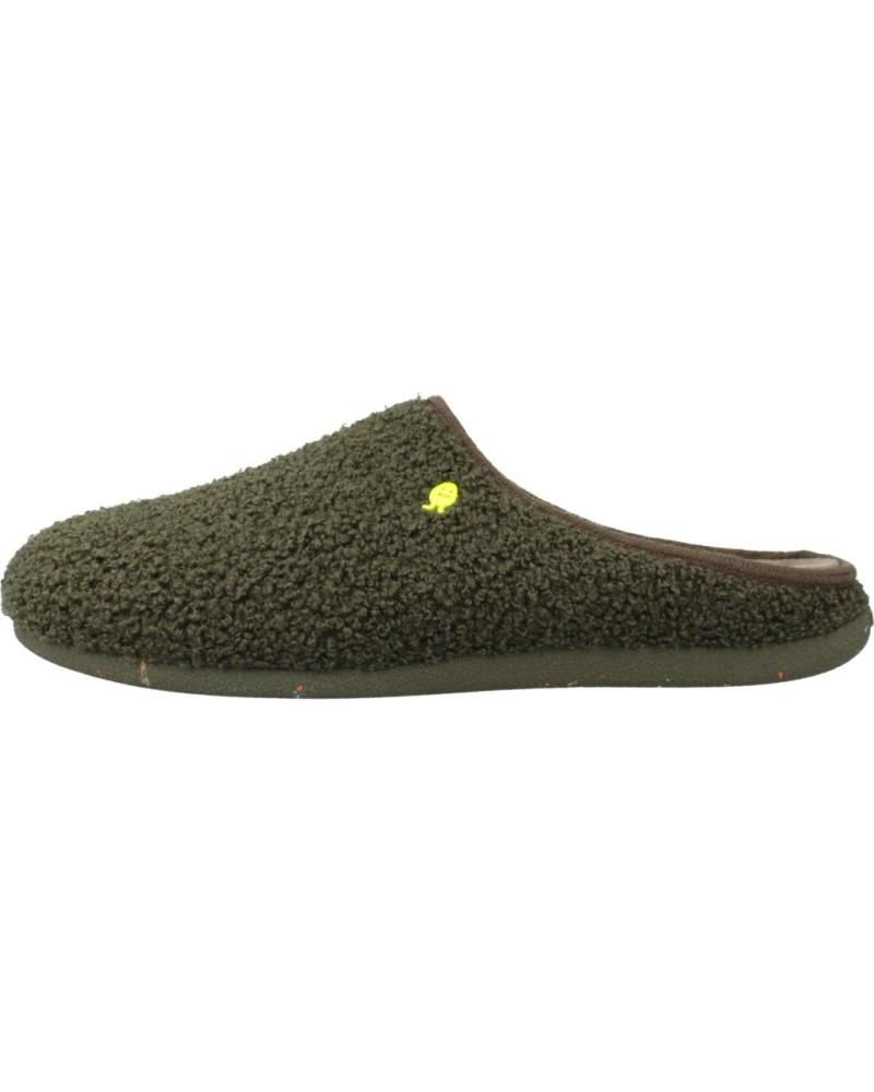 ZAPATILLAS DE CASA HOT POTATOES ANTWERP 73186 VERDE KAKI VERDE