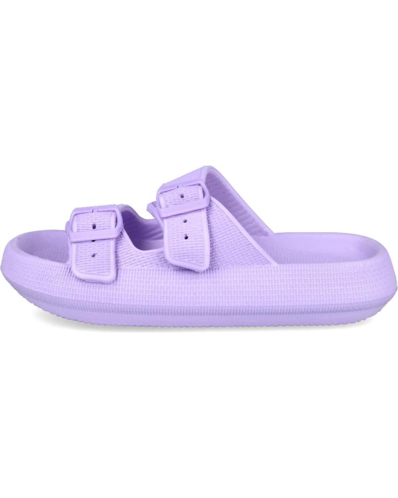 L&R SHOES VG323 CHANCLAS DE PLAYA Y PISCINA CON HEBILLAS AJUSTABLES LILA VIOLETA