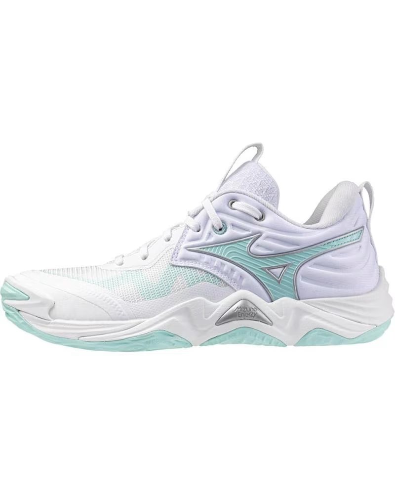 Zapatillas Mizuno Wave Momentum 3 Balonmano Voley Blanco Crema Blanco