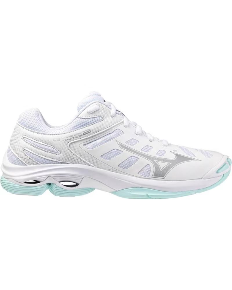 Zapatillas Mizuno Wave Voltage 2 para Balonmano y Voleibol Blanco