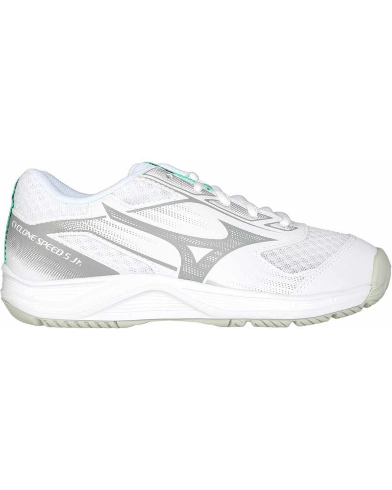 MIZUNO ZAPATILLAS CYCLONE SPEED 5 JR BALONMANO VÓLEY UNISEX BLANCAS BLANCO