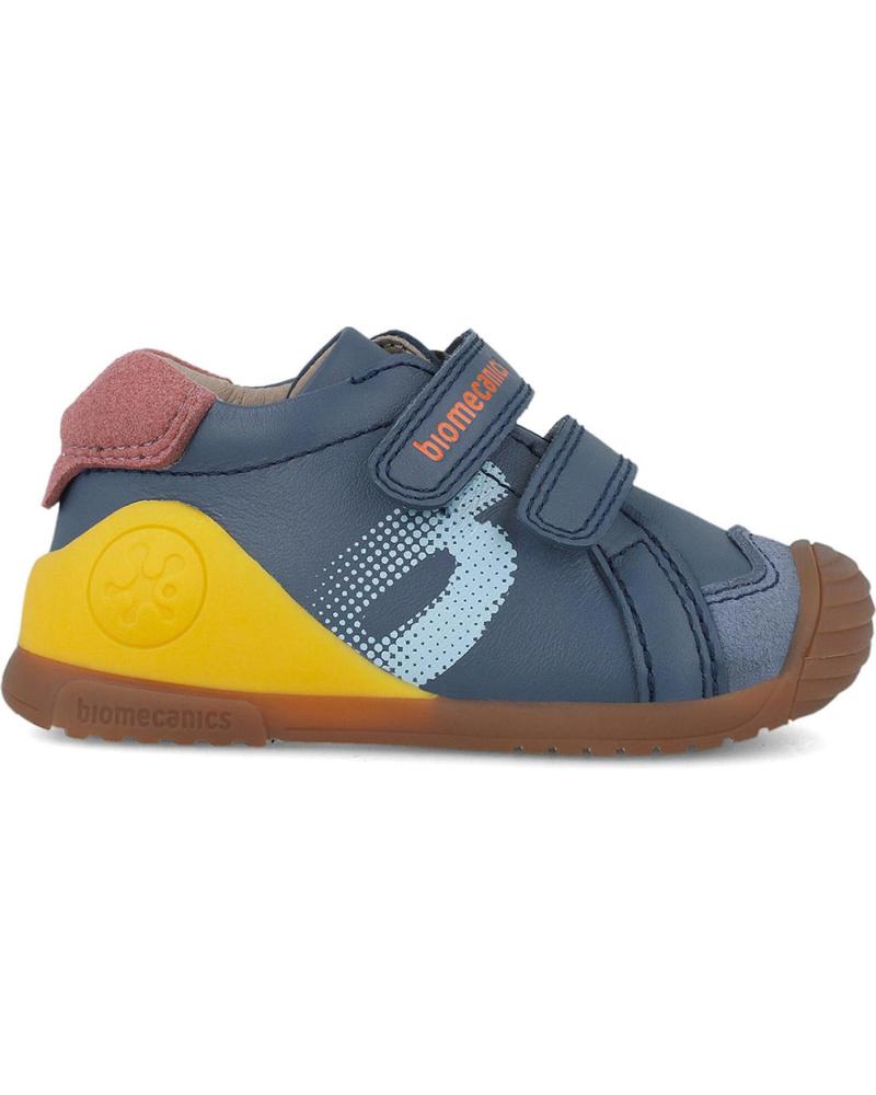 BIOMECANICS 251122-B ZAPATILLAS URBAN NIÑO TRANSPIRABLES CIERRE ADHERENTE AZUL PETROL PETROLB556