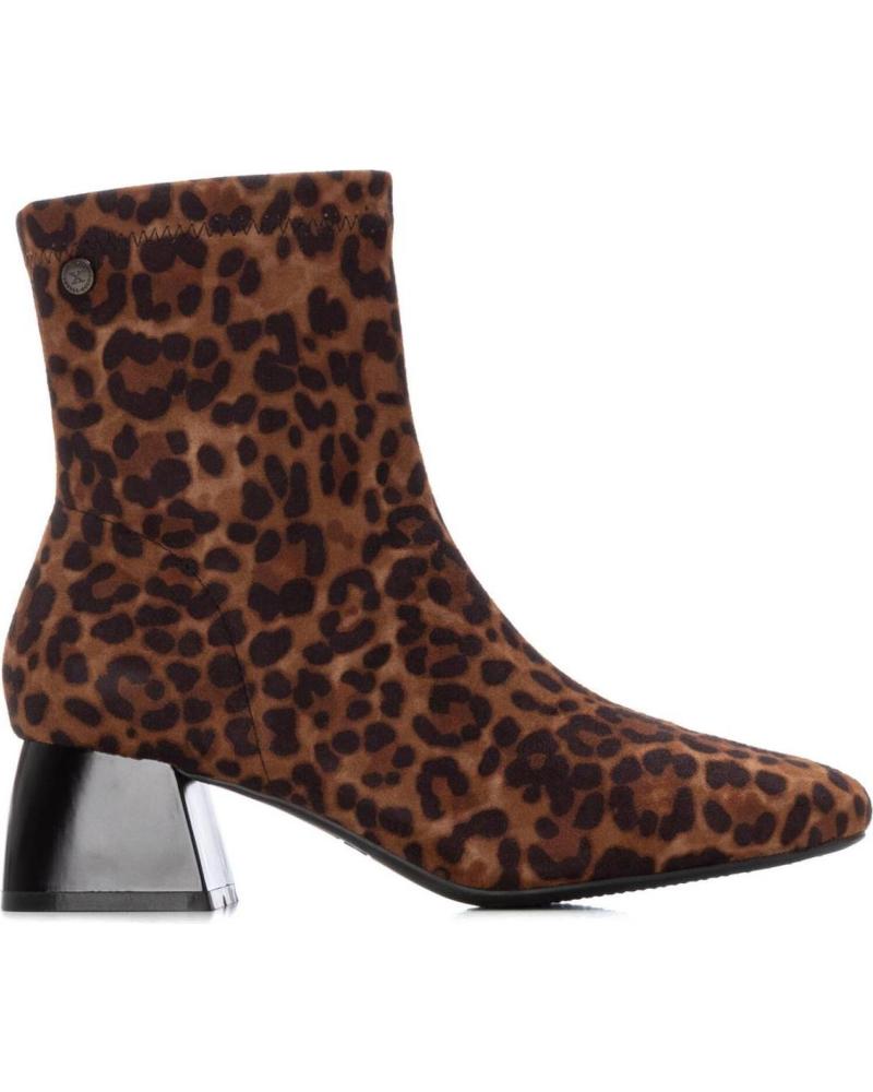 BOTÍN XTI 144290 ESTAMPADO LEOPARDO CON TACÓN GEOMÉTRICO LEOPARDO