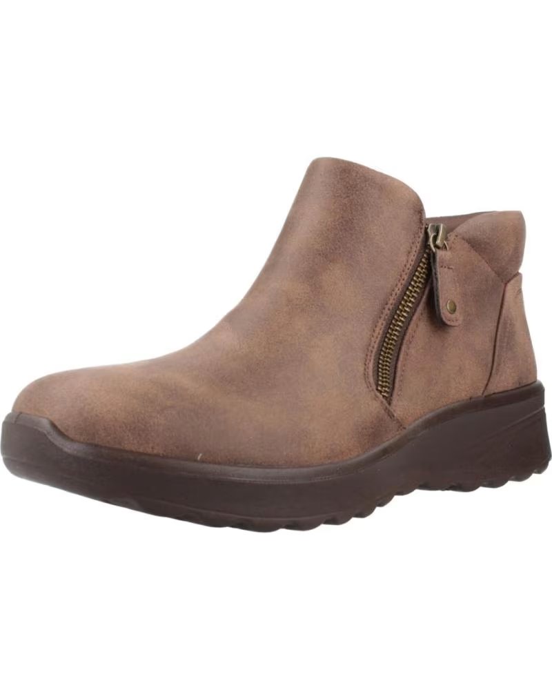 Skechers Botines Planos para Mujer Lovely Vibe Fall In Bloom 158952 Chocolate