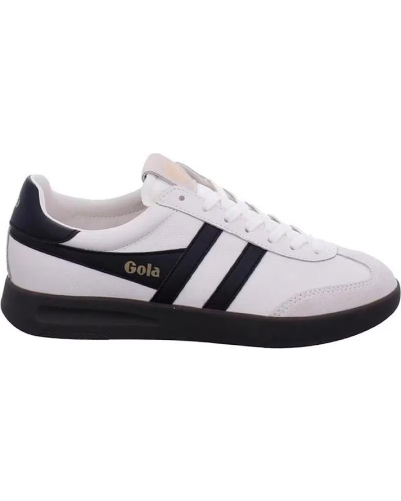 Gola Cyclone Leather Blanco-negro Blanco-negro
