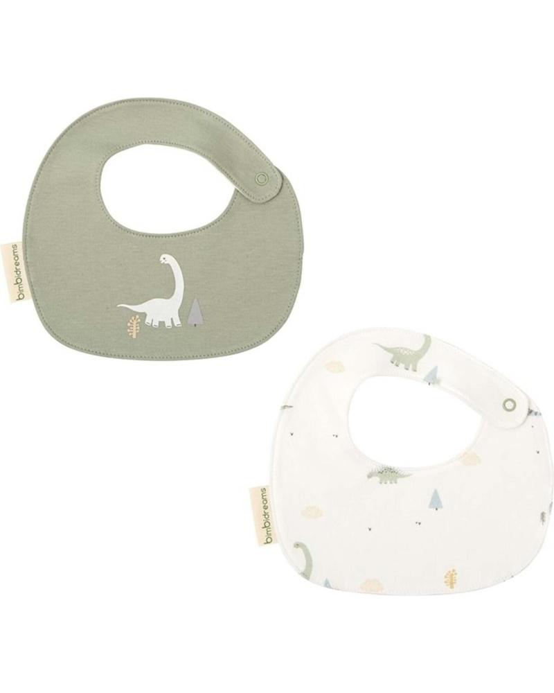 BANDANAS BABERO COIMASA PARA BEBÉ CON ESTAMPADO ANIMAL VERDE Y BLANCO VERDE