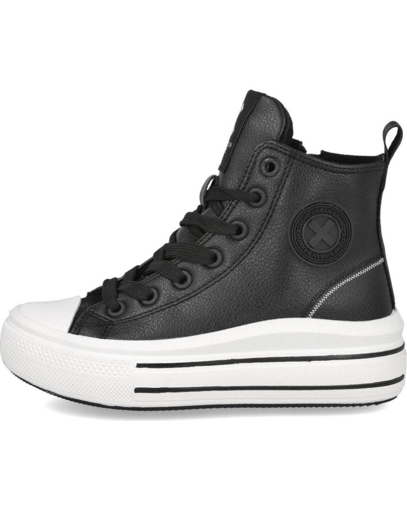 XTI ZAPATILLAS ALTAS PLATAFORMA 151297 NEGRO NEGRO