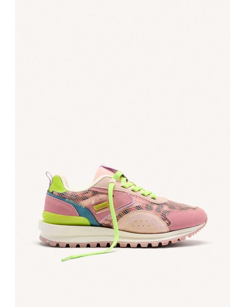 GIOSEPPO ZAPATILLAS CASUAL CAVENDISH 74920 DE PIEL Y REJILLA ROSA NUDE ROSA