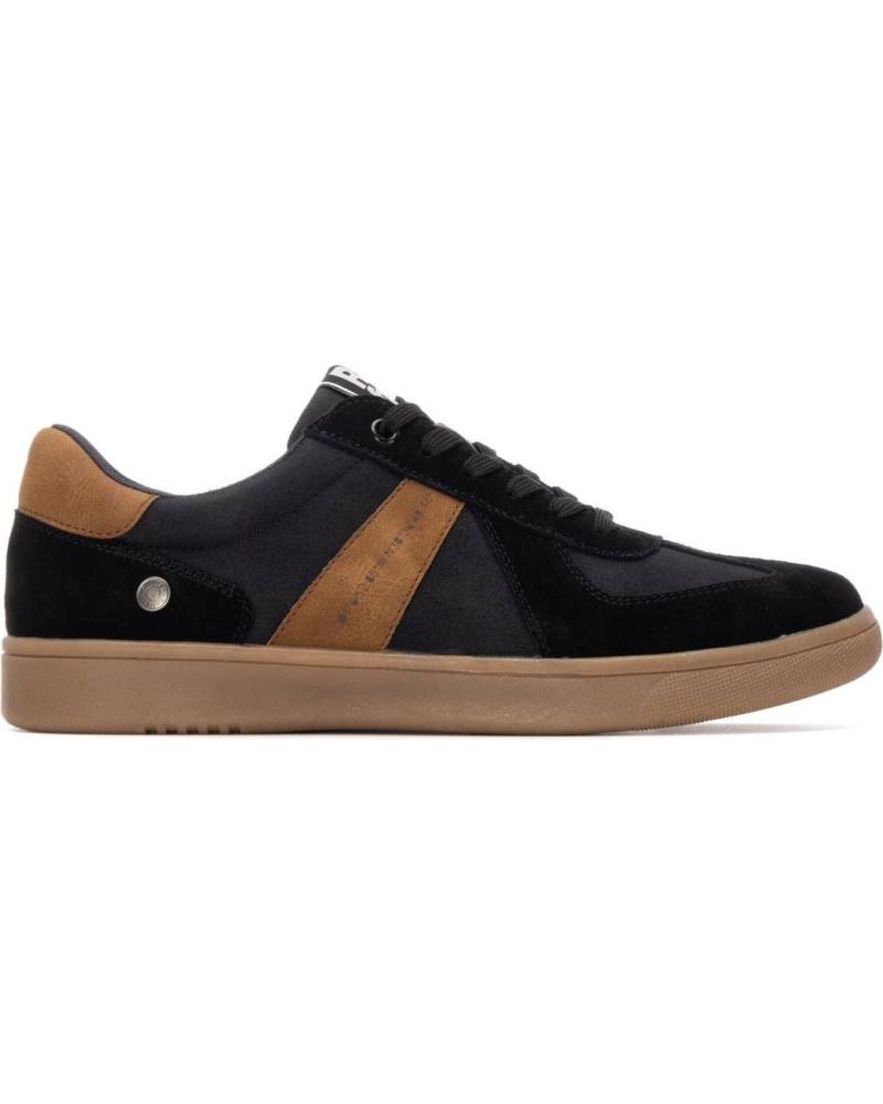 REFRESH ZAPATILLAS 172875 NEGRAS CON DETALLE CAMEL NEGRO