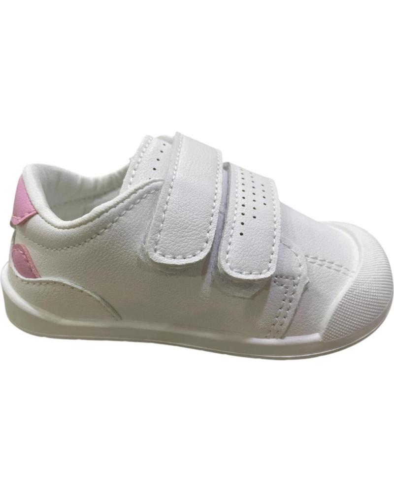 BUBBLE BOBBLE K830 - DEPORTIVAS RESPETUOSAS BLANCO ROSA ROSA