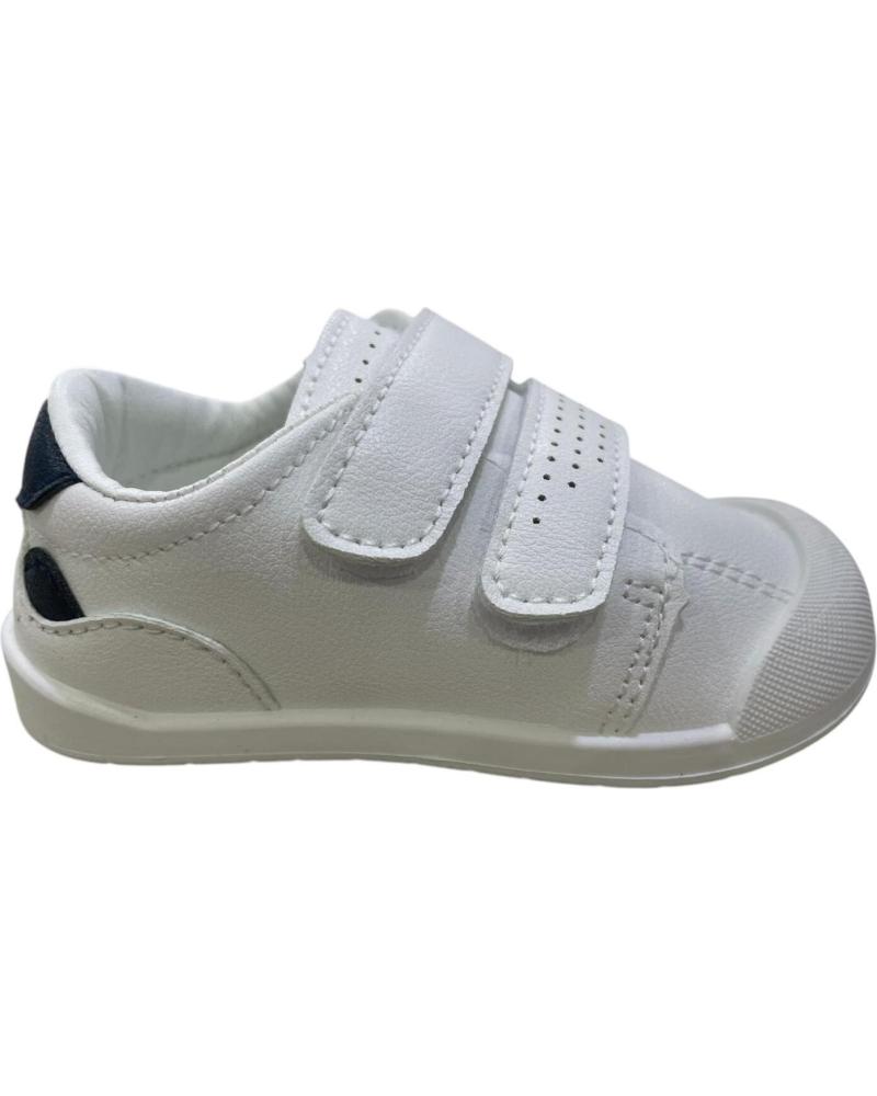 DEPORTIVAS RESPETUOSAS BUBBLE BOBBLE K830 BLANCO-MARINO AZUL AZUL