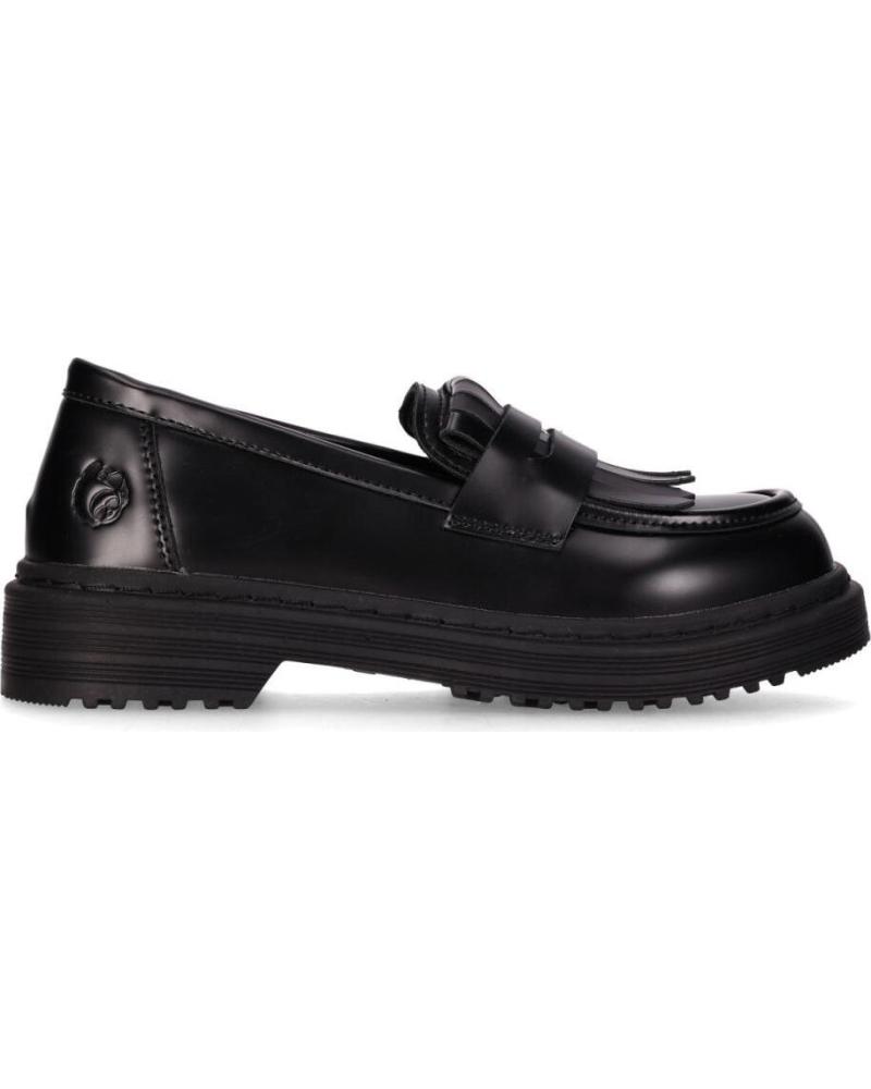 CHIKA10 HOLANDA 25 - MOCASINES NEGROS CON BORLAS NEGRO-BLACK