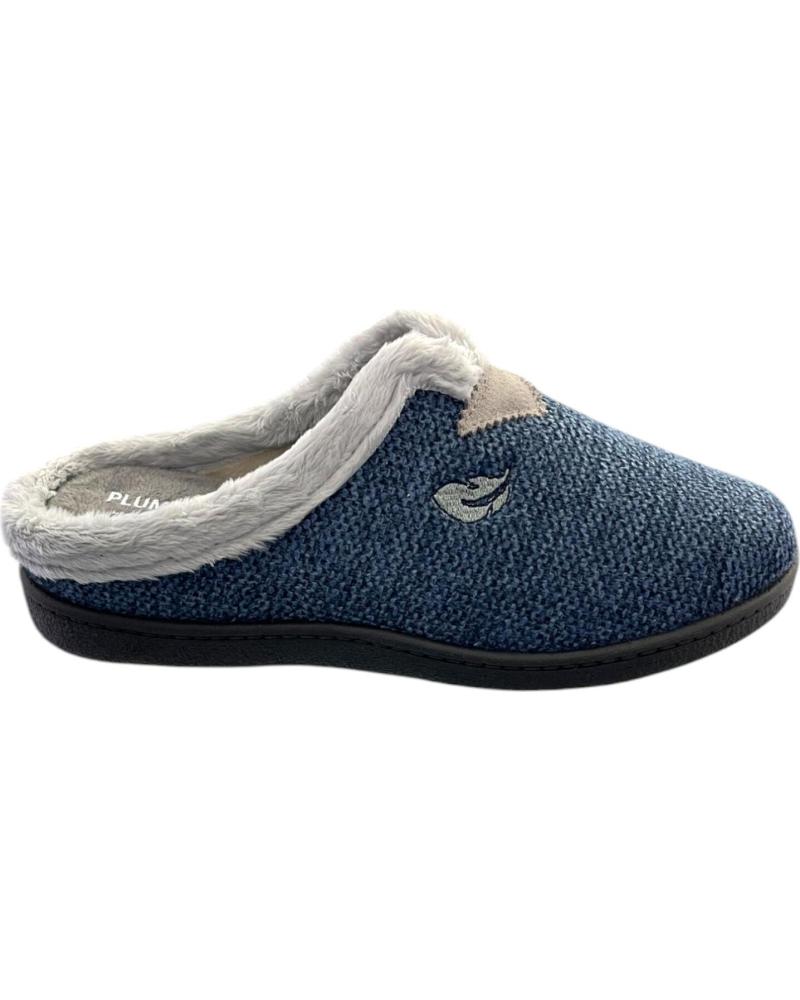PLUMAFLEX ZAPATILLAS DE CASA ABIERTAS AZULES AZUL