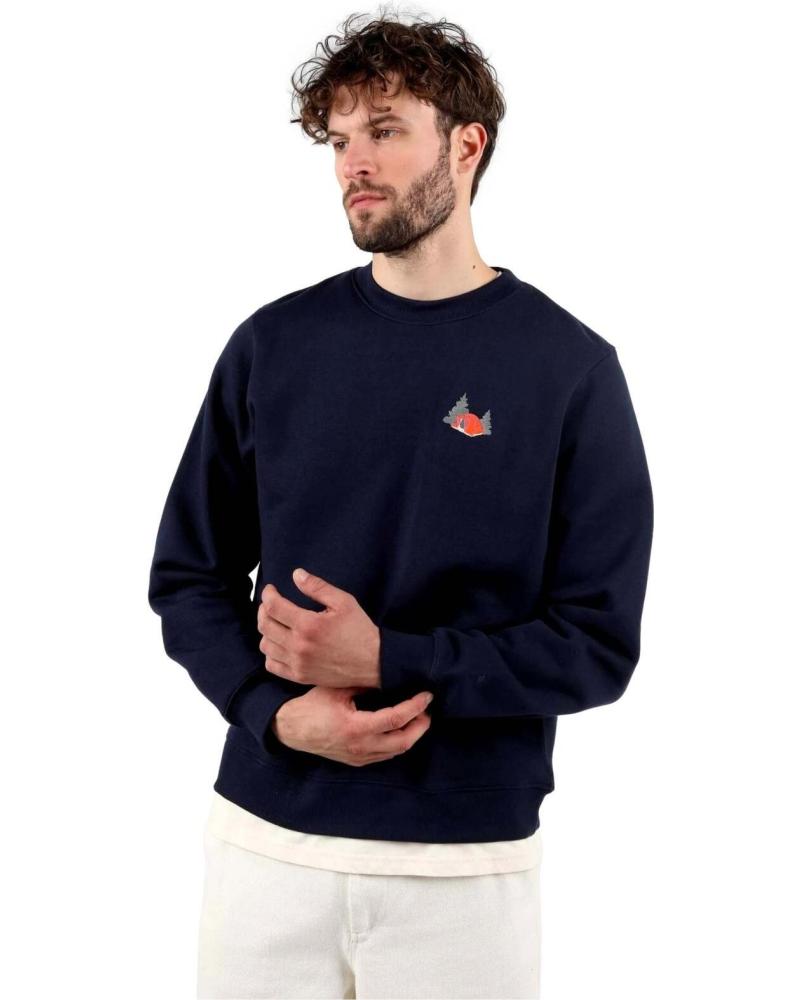 SUDADERA WEMOTO CON LOGO BORDADO AZUL