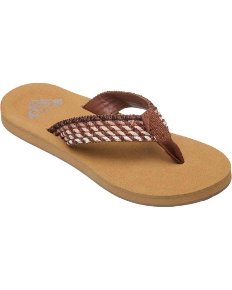 CHANCLAS ROXY PORTO ROPE ARJL101113 MCF MARRONES TRENZADAS MARRóN