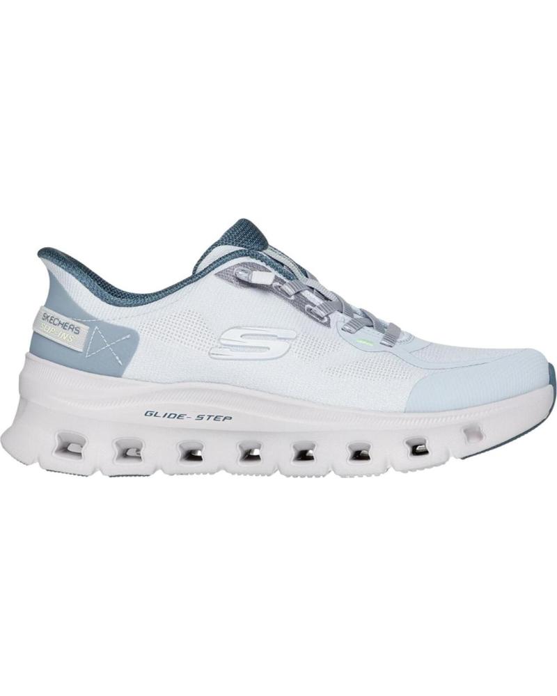 SKECHERS GLIDE-STEP ZAPATILLAS CELESTES CELESTE