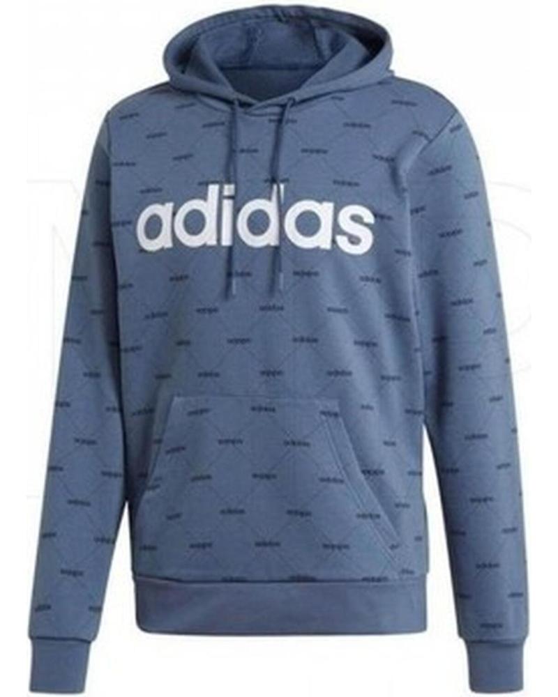 SUDADERA CON CAPUCHA ADIDAS EI6276 AZUL PARA HOMBRE AZUL