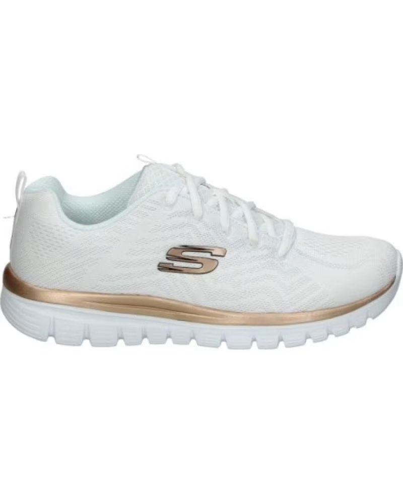 Skechers Graceful Get Connected 12615WTRG Zapatillas Deportivas Mujer Blanco