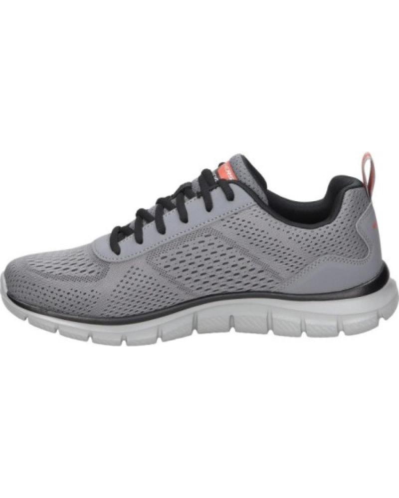 ZAPATILLAS SKECHERS TRACK-LESHUR HOMBRE 232758-CCOR GRIS VARIOS COLORES