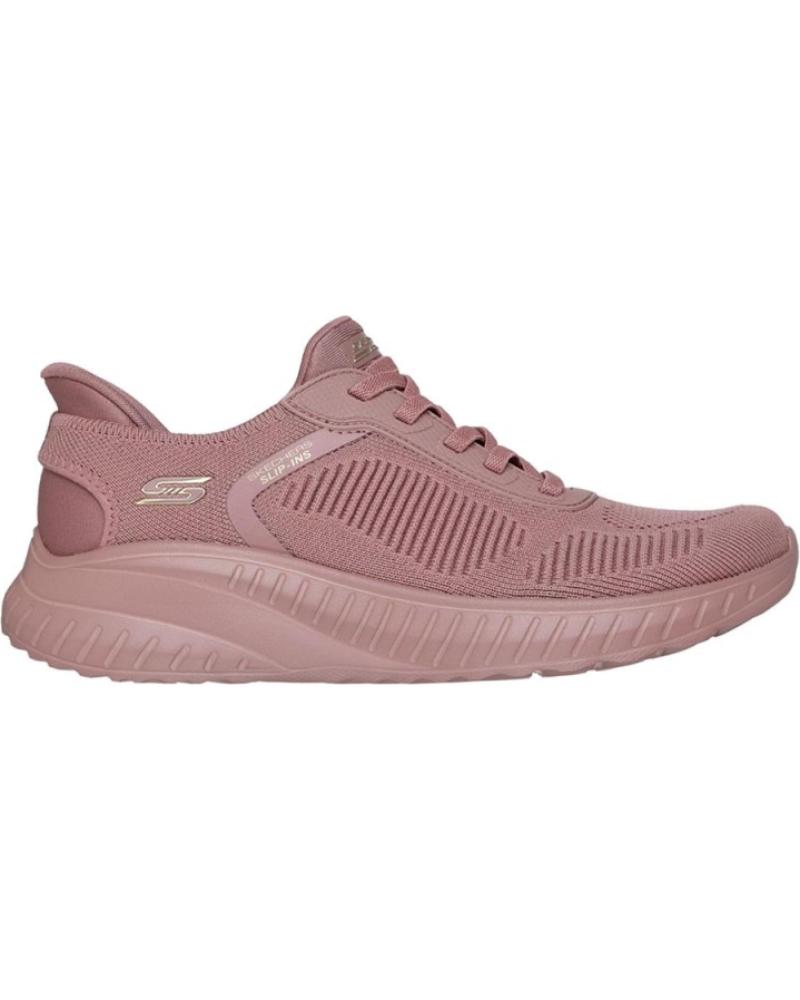 ZAPATILLAS SKECHERS BOBS SQUAD CHAOS CURRENT MUSE ROSA 117497-ROS ROSA-ROSA