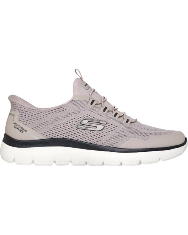 SKECHERS ZAPATILLAS SLIP-INS SUMMITS TAUPE PARA HOMBRE MARRóN