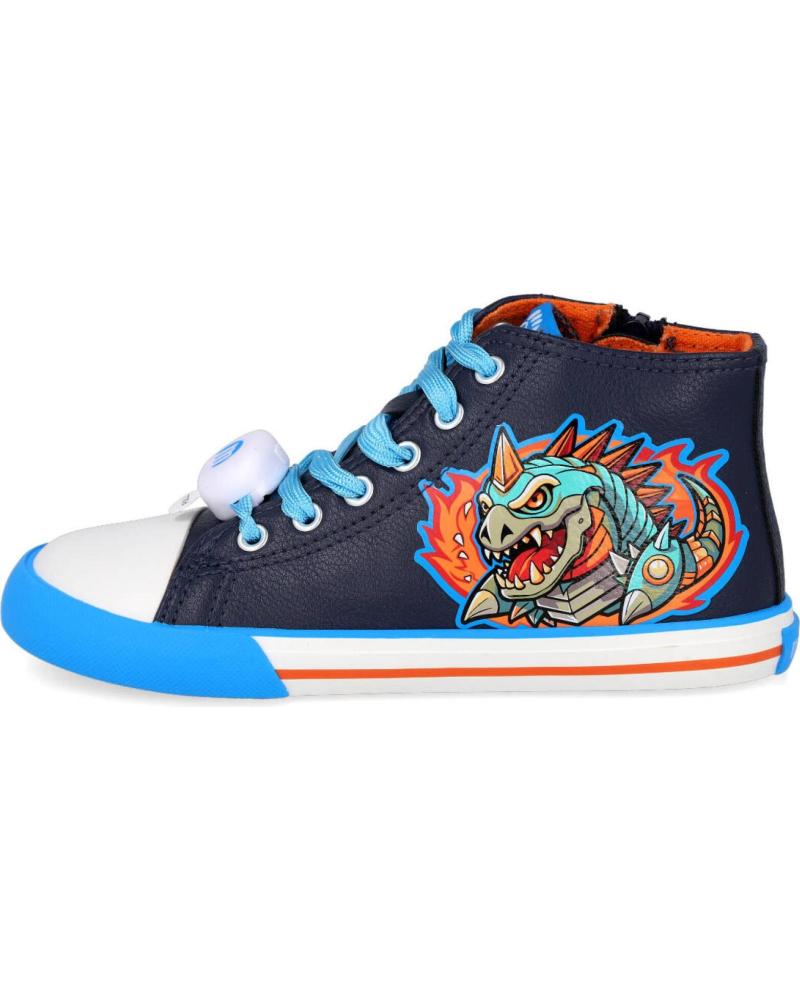 MTNG USAIN 49335-C49439 ZAPATILLAS ALTAS NIÑO AZUL CON DINOSAURIO AZUL