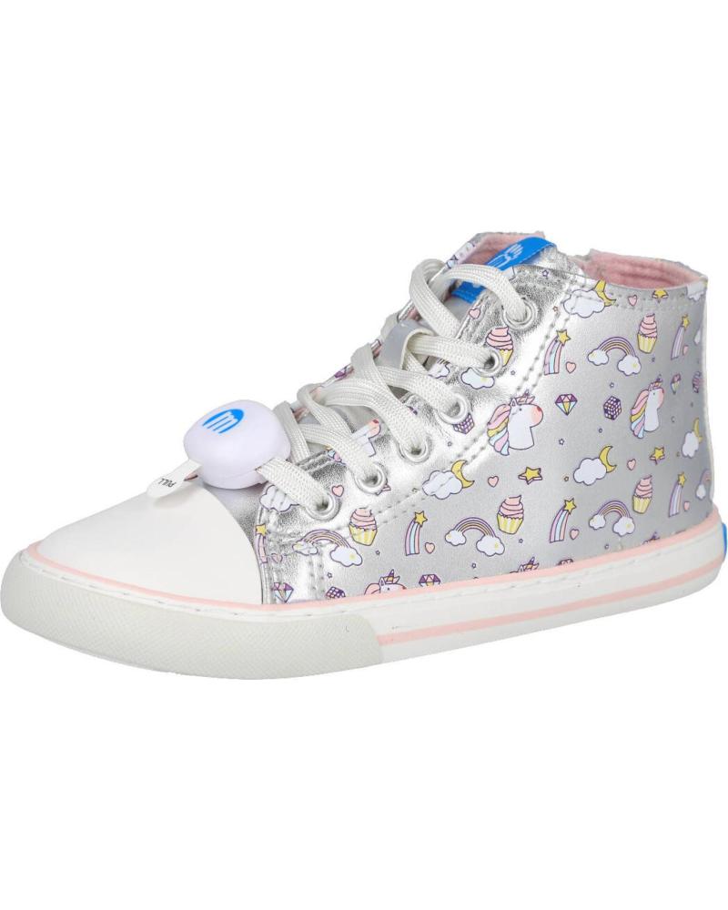 MTNG 49339-C59466 GLIST ZAPATILLAS ALTAS NINA PLATA