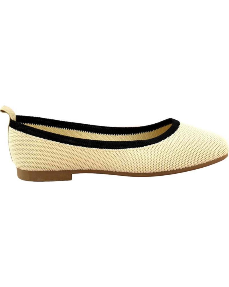 BAILARINAS DE MUJER JIMMY LION CON RIBETE NEGRO ROJO