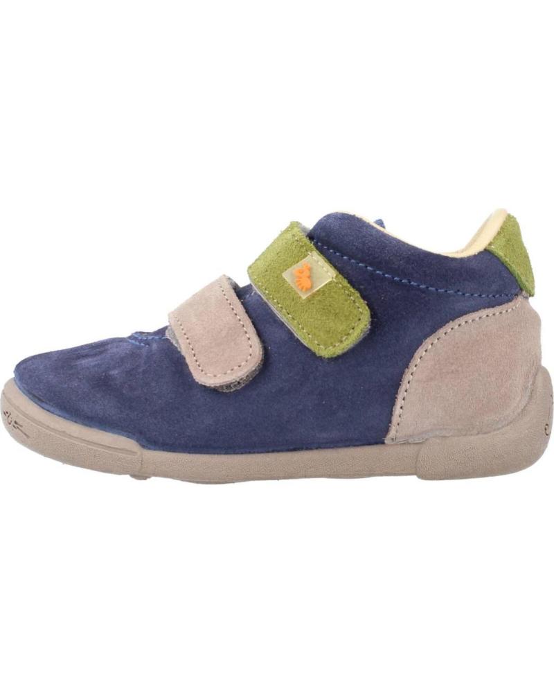 VUL-LADI BOTAS VELCRO MODELO 5776 070 AZUL PETRÓLEO PETROLEO