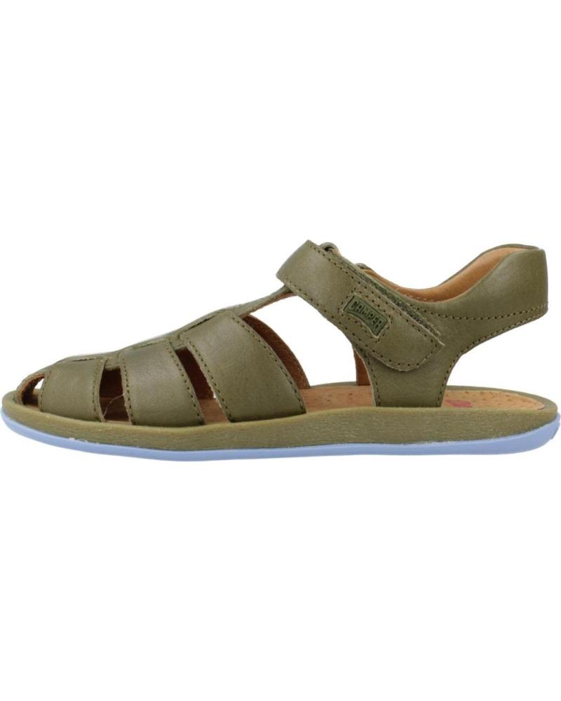 CAMPER BICHO KIDS - SANDALIAS PARA NIÑO VERDE OLIVA GREEN