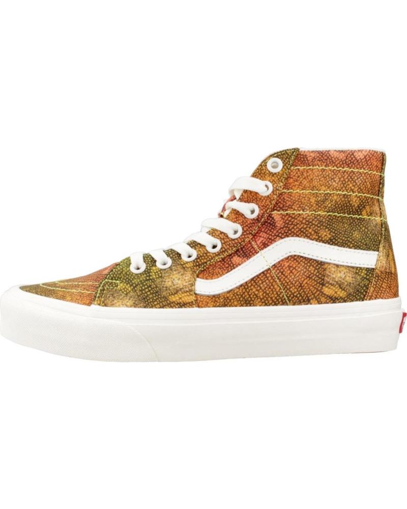 VANS OFF THE WALL SK8-HI - ZAPATILLAS ALTAS ESTAMPADO NARANJA VERDE GREEN