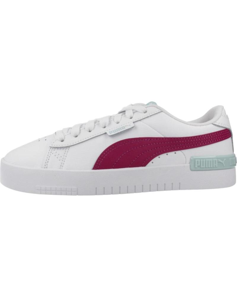 ZAPATILLAS URBANAS PUMA JADA JR BLANCAS CON DETALLES FUCSIA WHITE WHITE