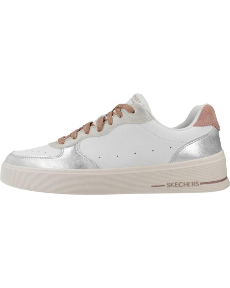 SKECHERS ZAPATILLAS HILAND SOFT METALS BLANCAS WM WMLT WMLT