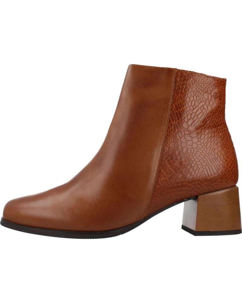 BOTINES PITILLOS MODELO 10124P MARRÓN CUERO CUERO