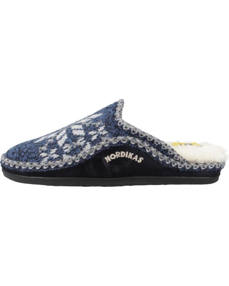 ZAPATILLAS DE ESTAR POR CASA NORDIKAS HIMALAYA CLASSIC 2502 AZUL MARINO MARINO2
