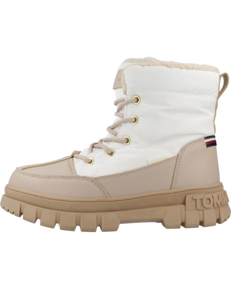 TOMMY HILFIGER T3A5 33609 - BOTAS ACOLCHADAS BLANCAS PARA NIÑO BIGOFWHT