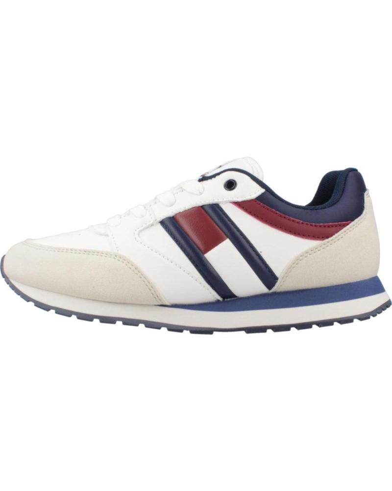 ZAPATILLAS TOMMY HILFIGER FLAG LOW CUT LACE-UP SNEAKERS AZUL/BLANCO WHTBLUE
