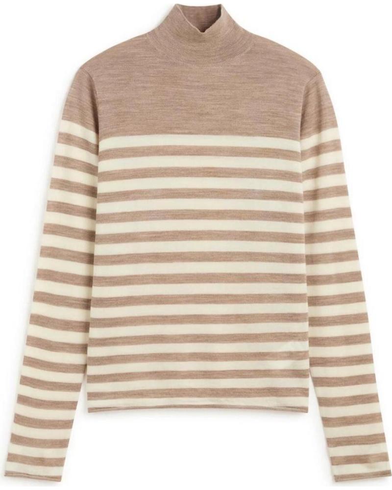 JERSEY ECOALF FAYA TURTLENECK BEIGE SAND
