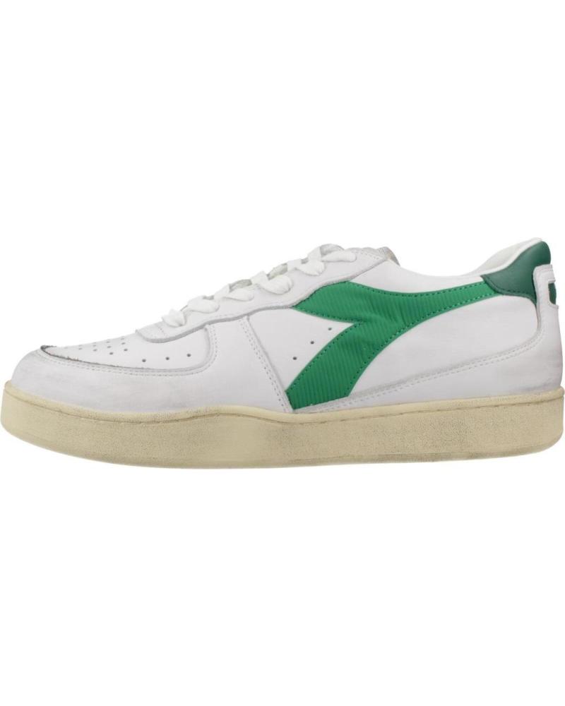 DIADORA ZAPATILLAS HOMBRE HERITAGE MODELO BASKET LOW USED COLOR BLAN C6834